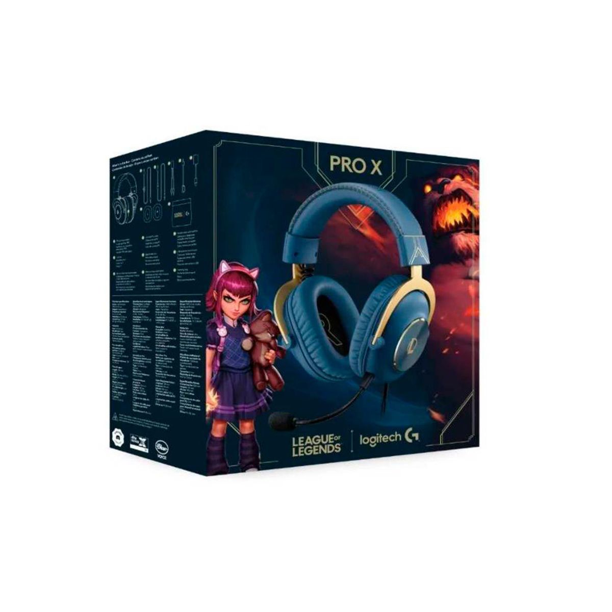 LOGITECH - Audifono Gamer C/Microft.Logitech G Pro X Lol 2 Usb