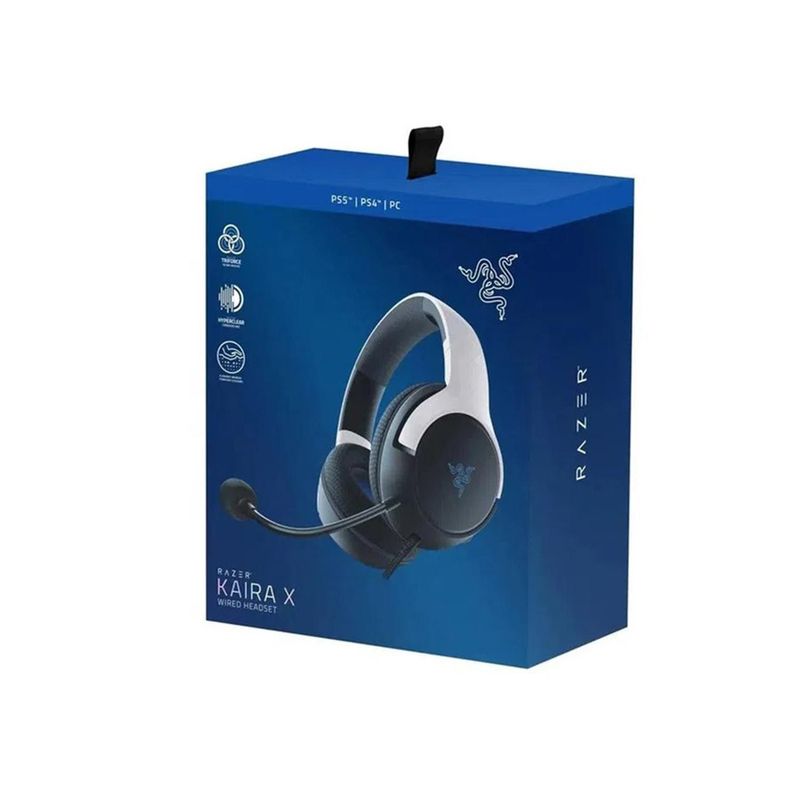 RAZER - Audifono Gamer C/Microf Razer Kaira X Ps5 Ps4 PC 3.5Mm White