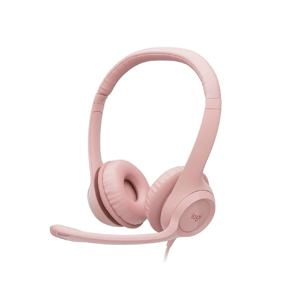 LOGITECH - Audifono C/Microf Logitech H390 USB Noice Canceling Mic Rosa
