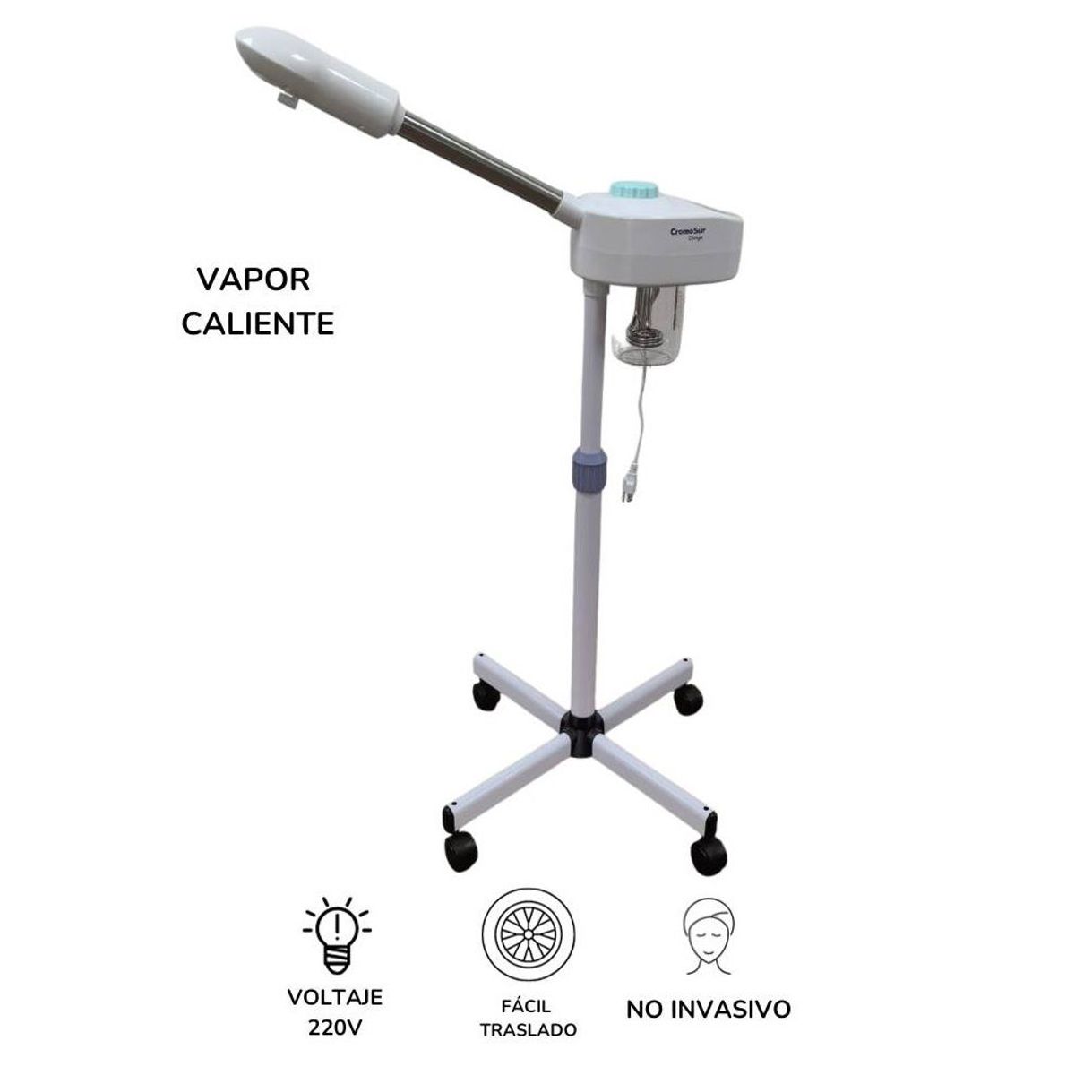 GENERICO - VAPORIZADOR FACIAL CON PEDESTAL TEMPERATURA CALIENTE
