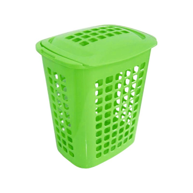 GENERICO - Cesto De Ropa Rectangular De Plástico Munay Verde