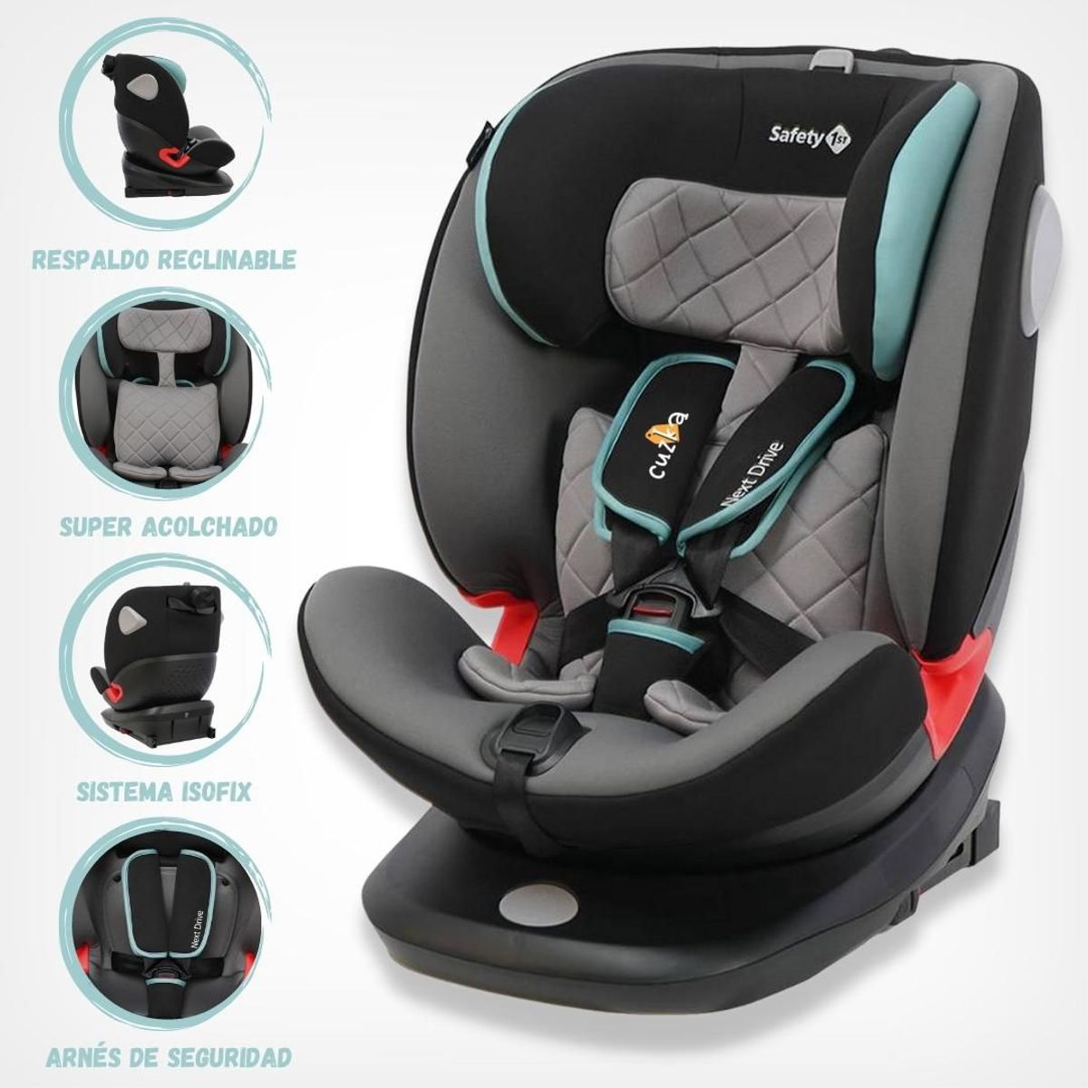 SAFETY 1ST - Silla de Auto para Niños » NEXT DRIVE » Turquoise