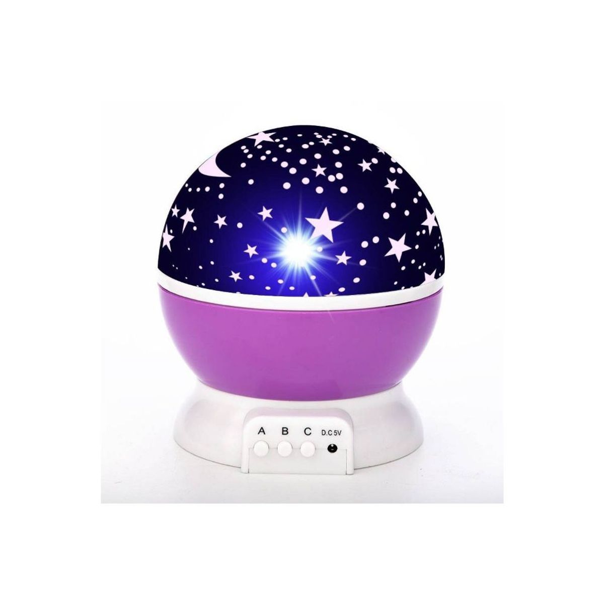 GENERICO - Lámpara Proyector De Estrella Y Luna Giratorio Para Niños