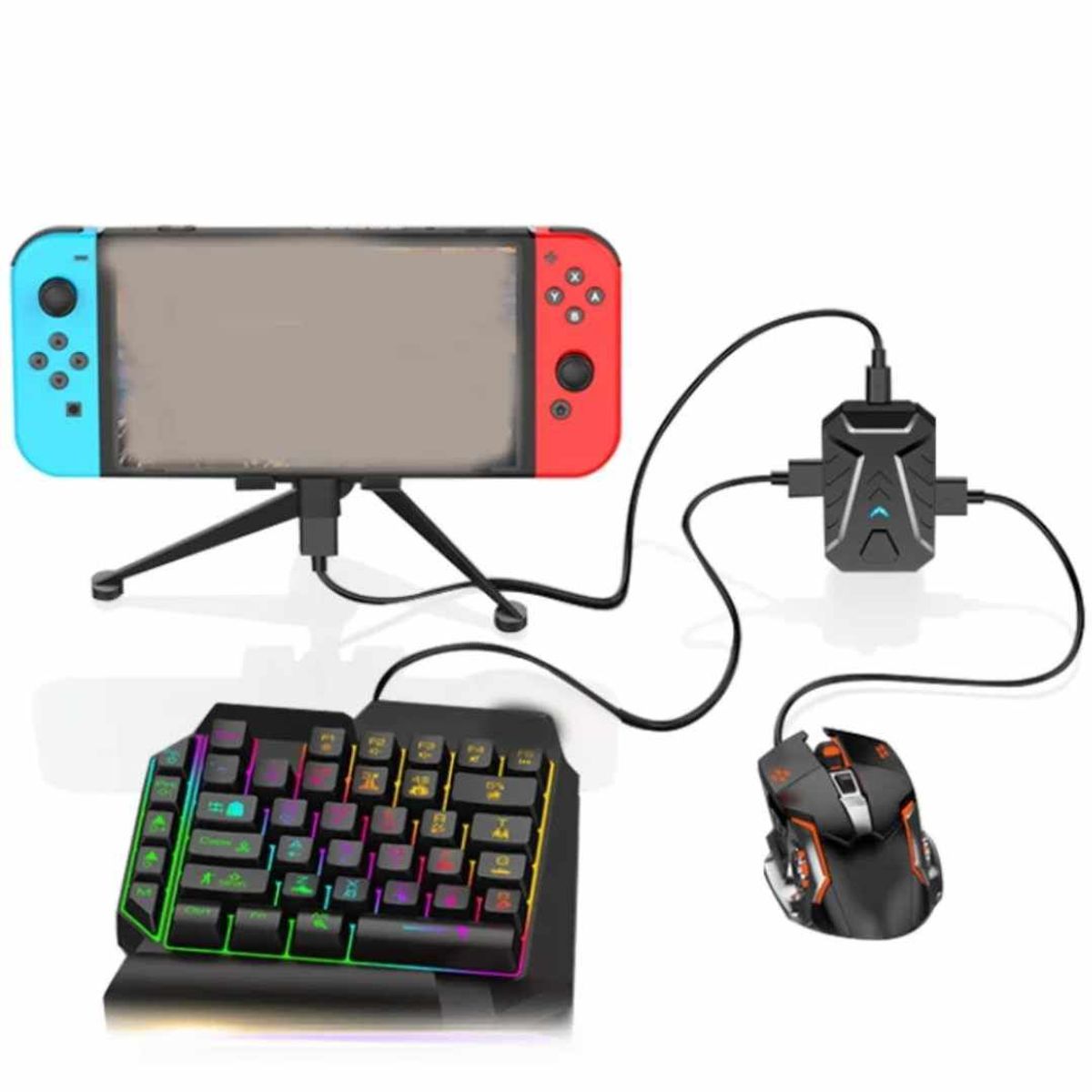 GENERICO - Kit Gamer 4 en 1 Celular Teclado Mouse para Android & iOs