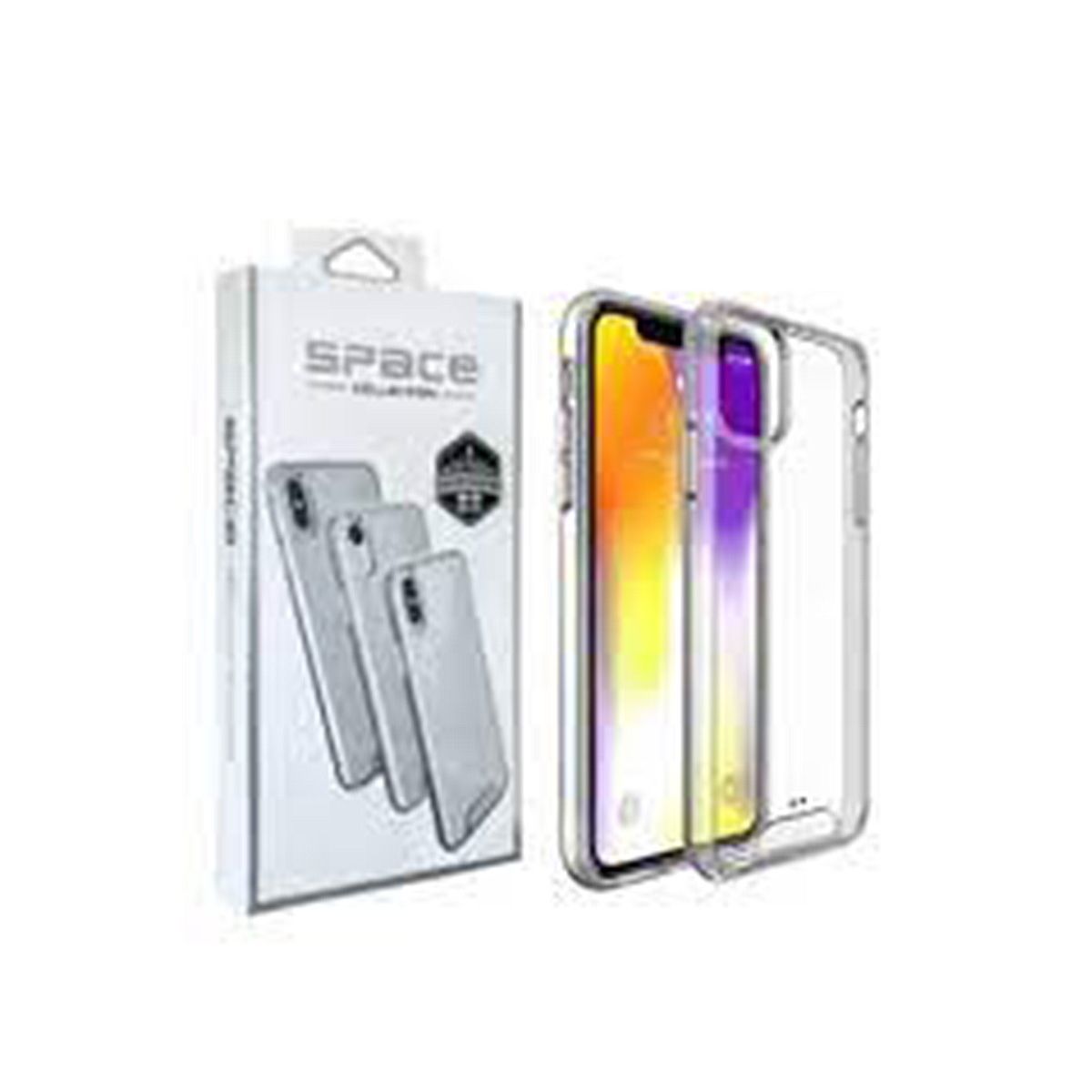 GENERICO - Funda case space collection iphone 11 Pro Max  anticaida transparente