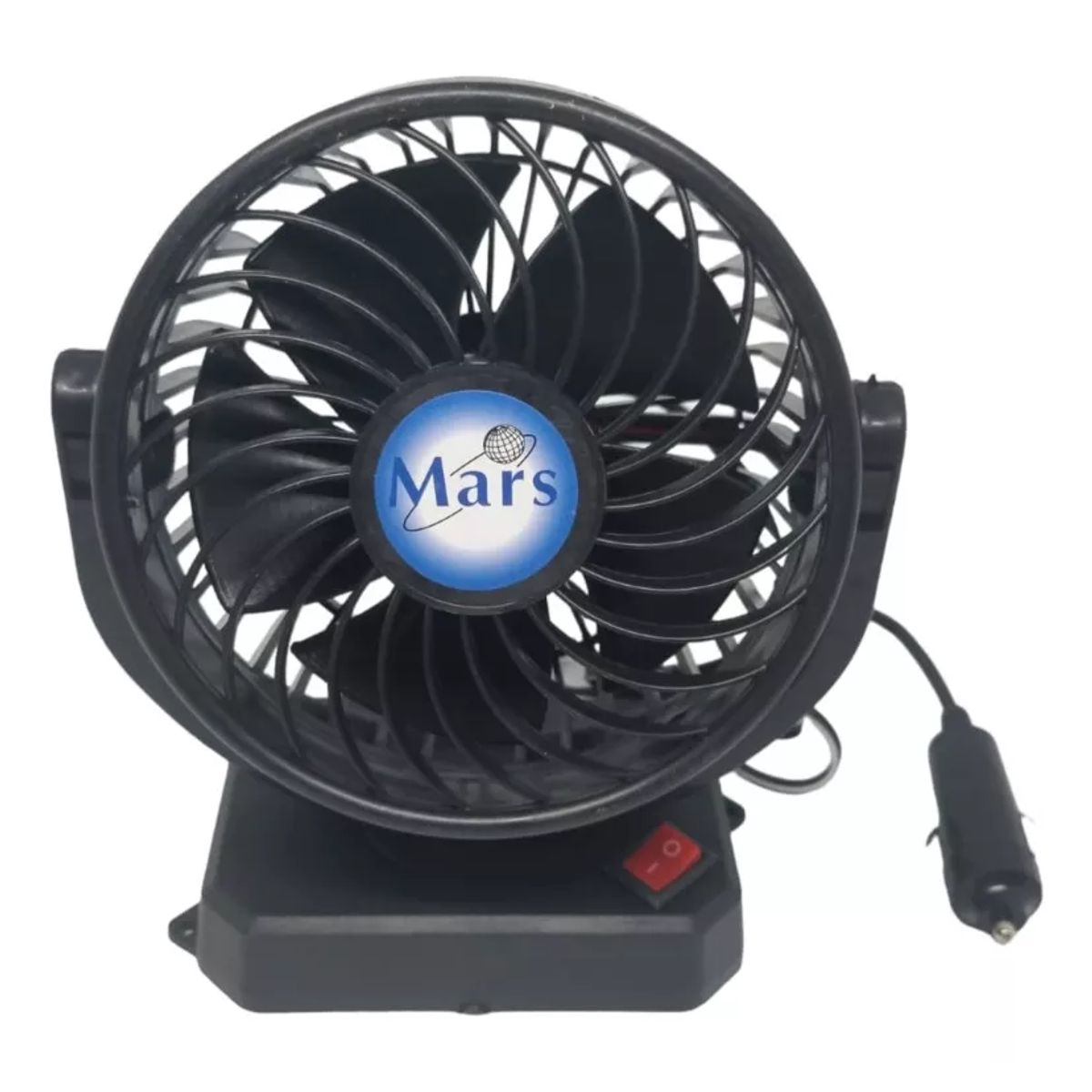 GENERICO - Ventilador De Auto Coche 360º 5 Pulgadas Adherible Potente