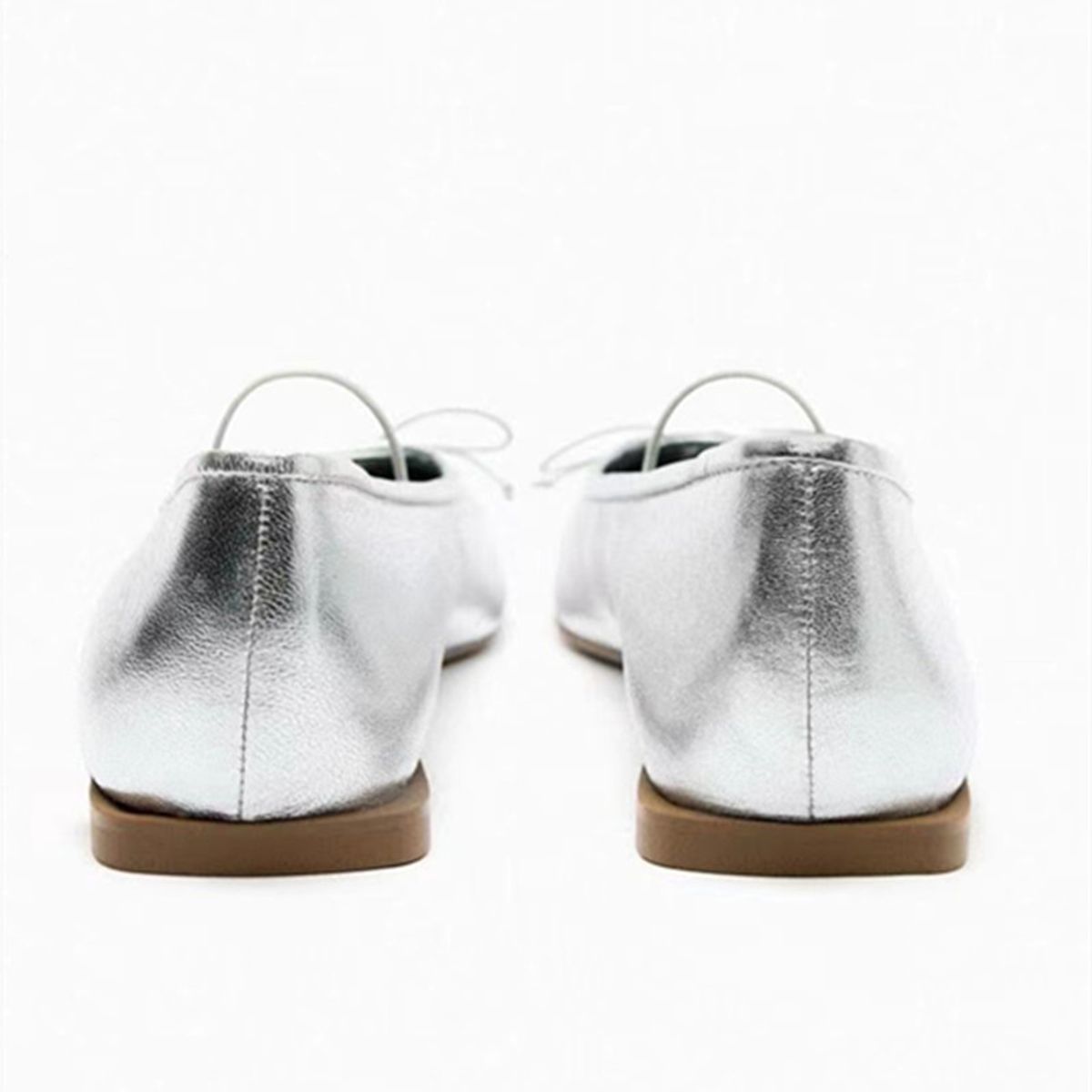 BLWOENS - Ballerina plata para mujer