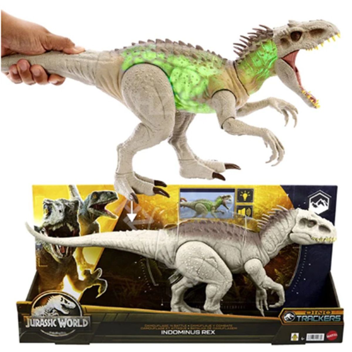 MATTEL - Dinosaurio  Luz Sonido