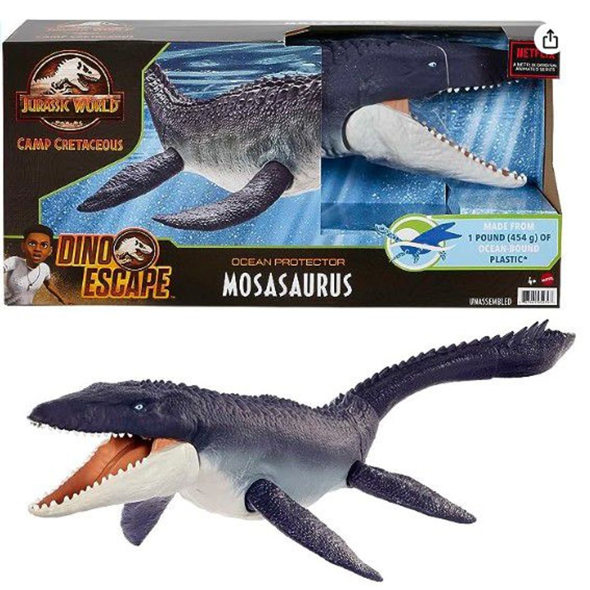 MATTEL - JURASSIC WOLD MOSASAURUS
