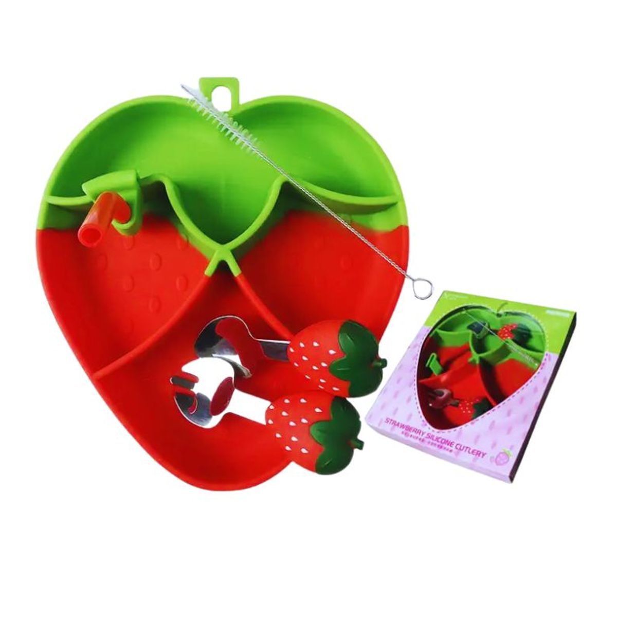 GENERICO - SET DE SILICONA GRADO ALIMENTICIO PARA BEBÉ