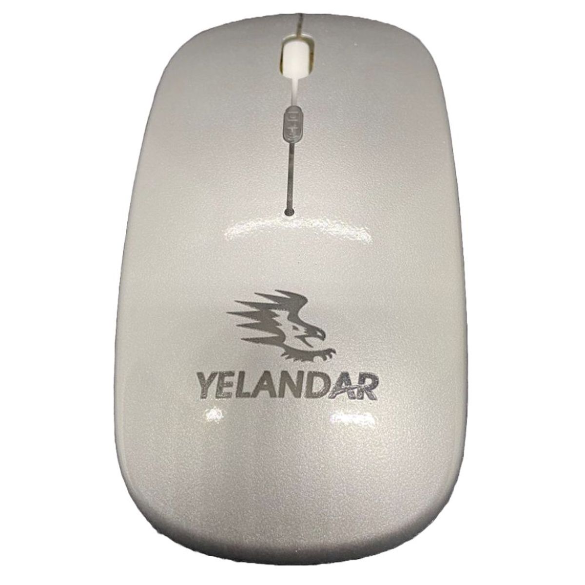 SEISA - Mouse gamer inalámbrico color plomo Yelandar LED8