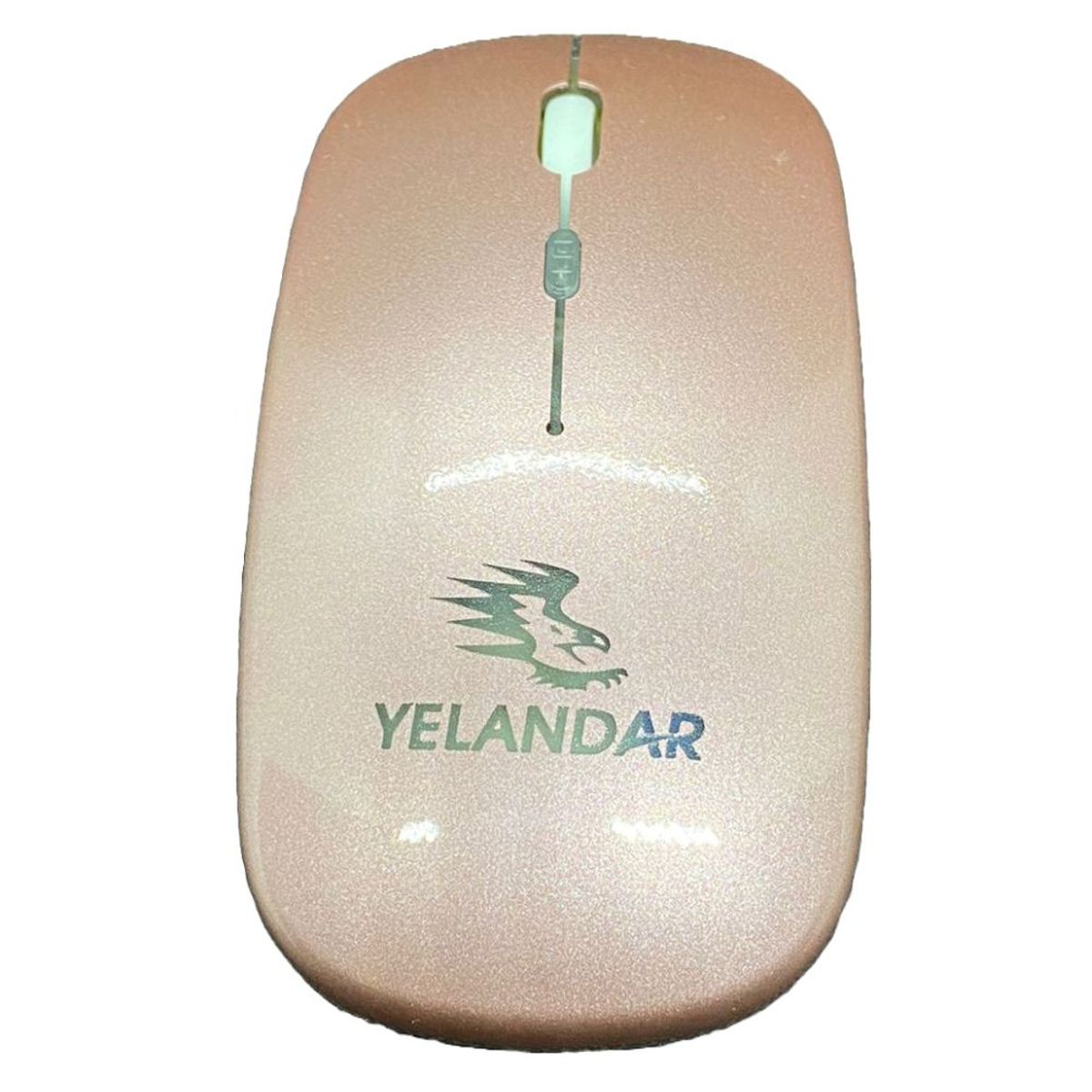 SEISA - Mouse gamer inalámbrico color rosado Yelandar LED8