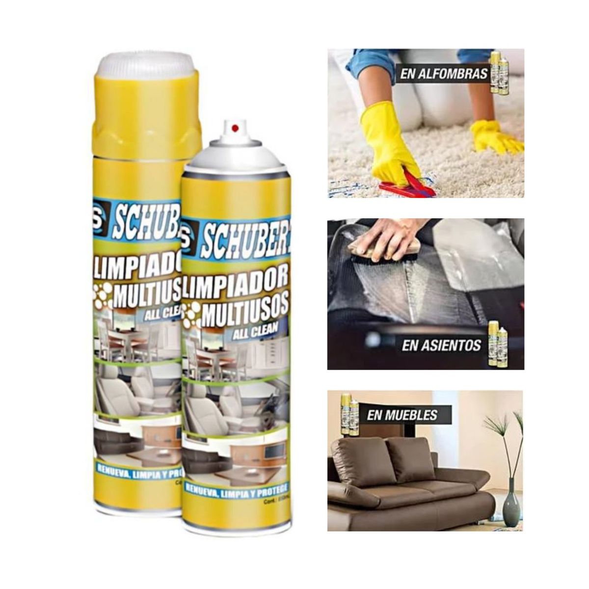 OEM - Espuma Limpiadora Multiusos Schubert 650ml