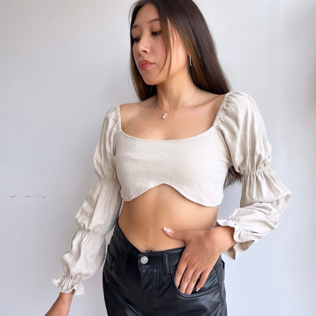 AMA OUTFITTERS - BLUSA DE LINO CARTAGENA