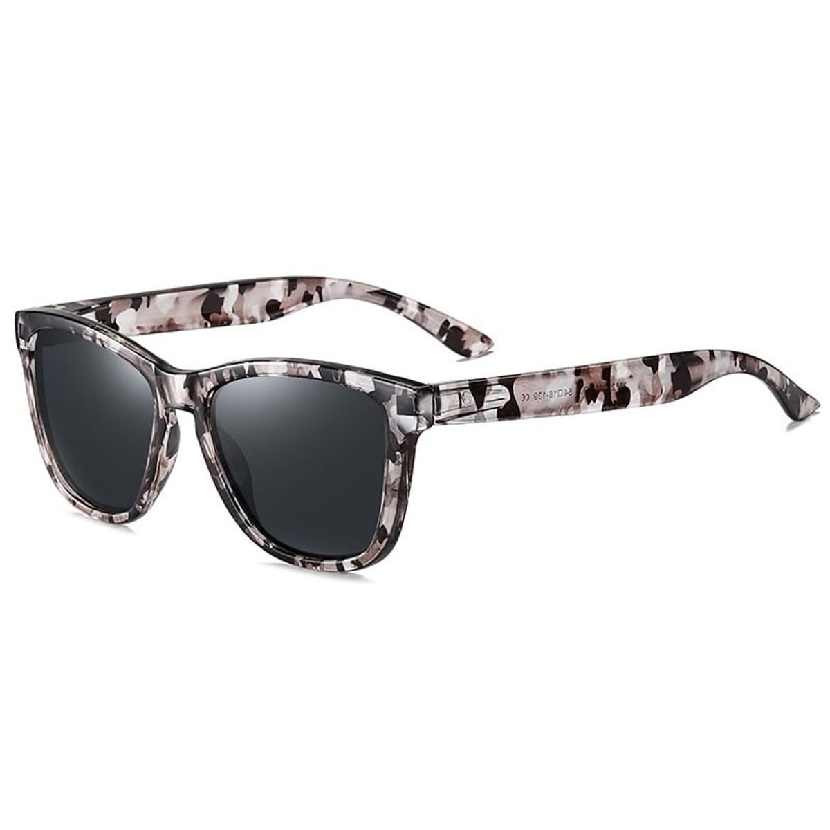 GENERICO - Lentes de sol Camouflage UV400 marco gris con luna oscura