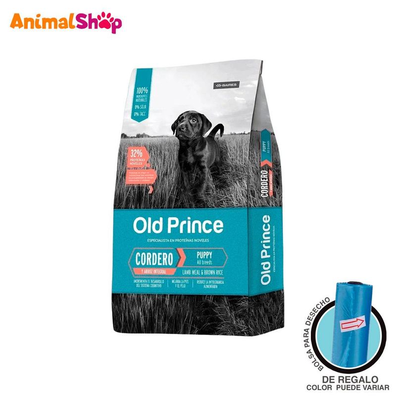 OLD PRINCE - Comida De Perro Old Prince Cordero Y Arroz Cachorro 3 Kg