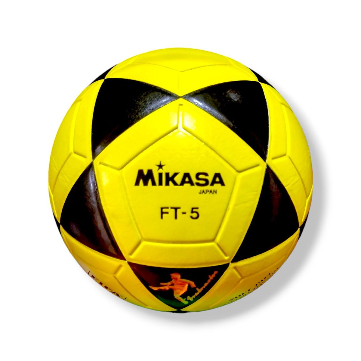 MIKASA - Pelota Mikasa de Futbol  FT 5 Yellow