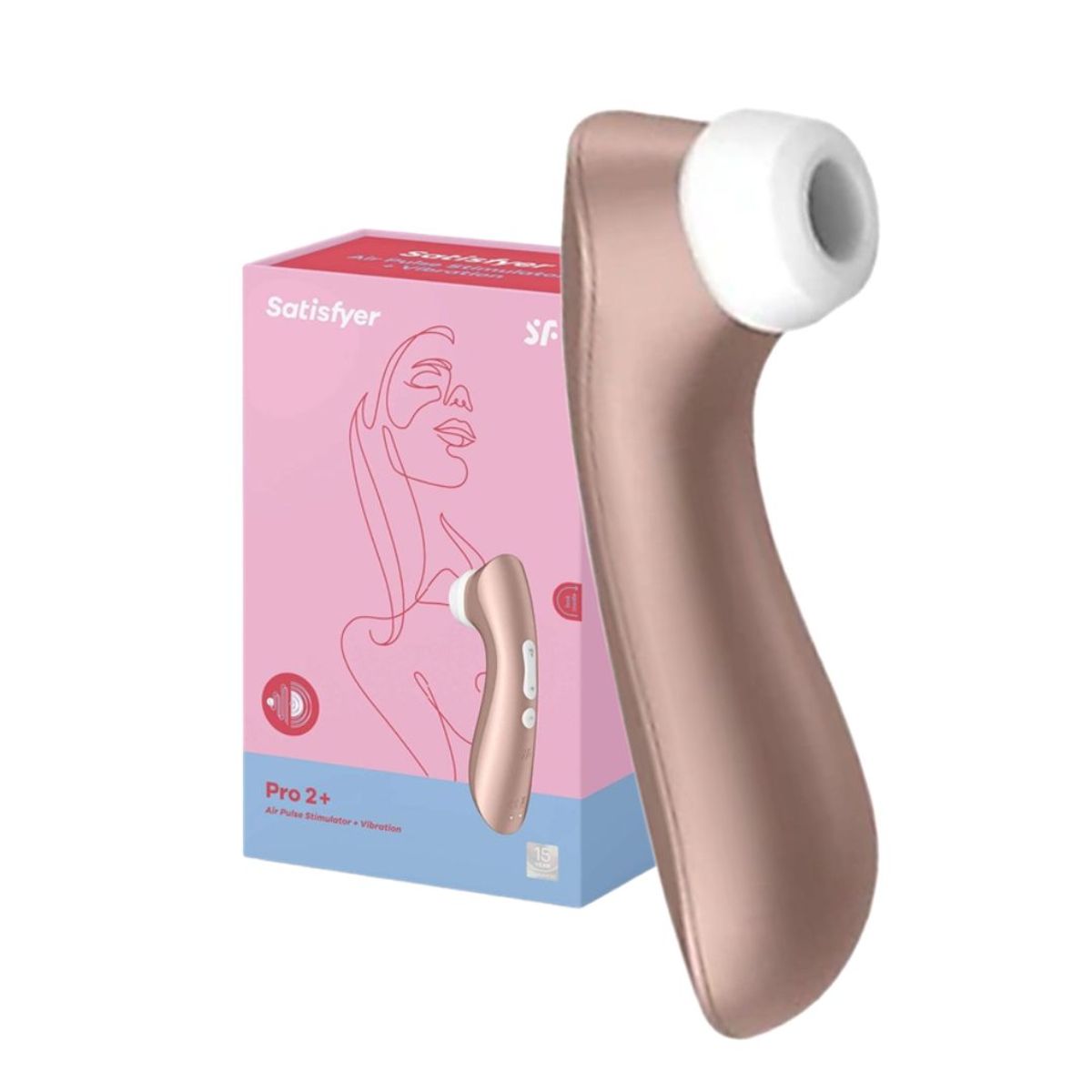 GENERICO - VIBRADOR SUCCIONADOR SATISFYER PRO 2 + CON 11 INTENSIDADES