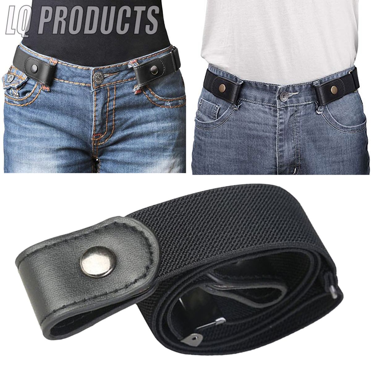 GENERICO - Banda Elástica Ajustable Para La Cintura Para Hombre y Mujer