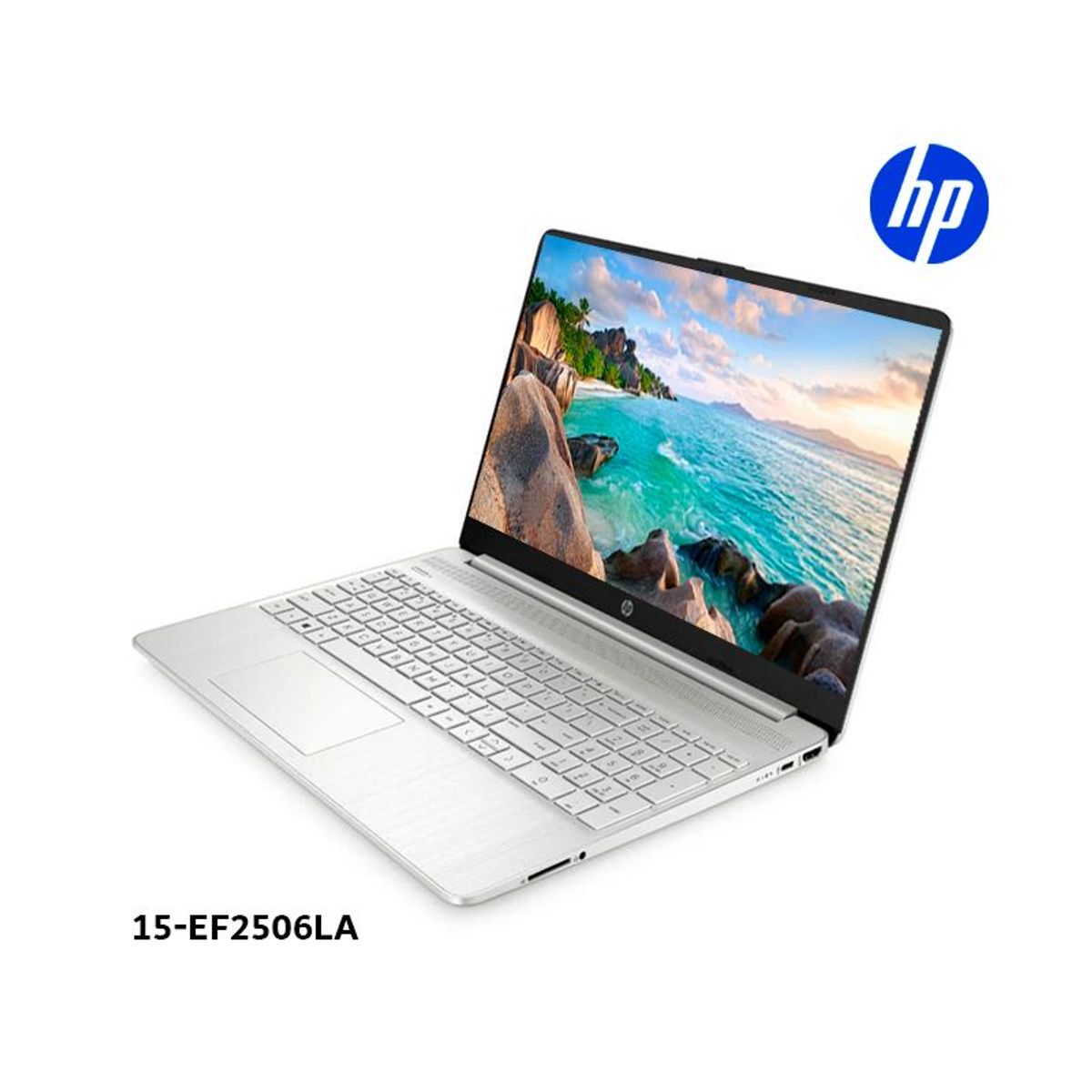 HP - Laptop  HP 15-ef2506la, AMD Ryzen 5 5500, 8GB Ram, 256GB SSD, 15.6", HD, Windows 11 Home