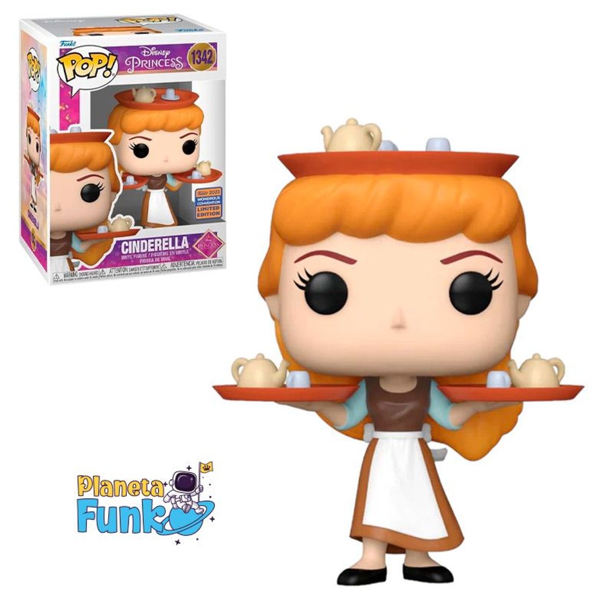 FUNKO - DISNEY CENICIENTA CINDERELLA WITH TRAYS FUNKO POP 1342