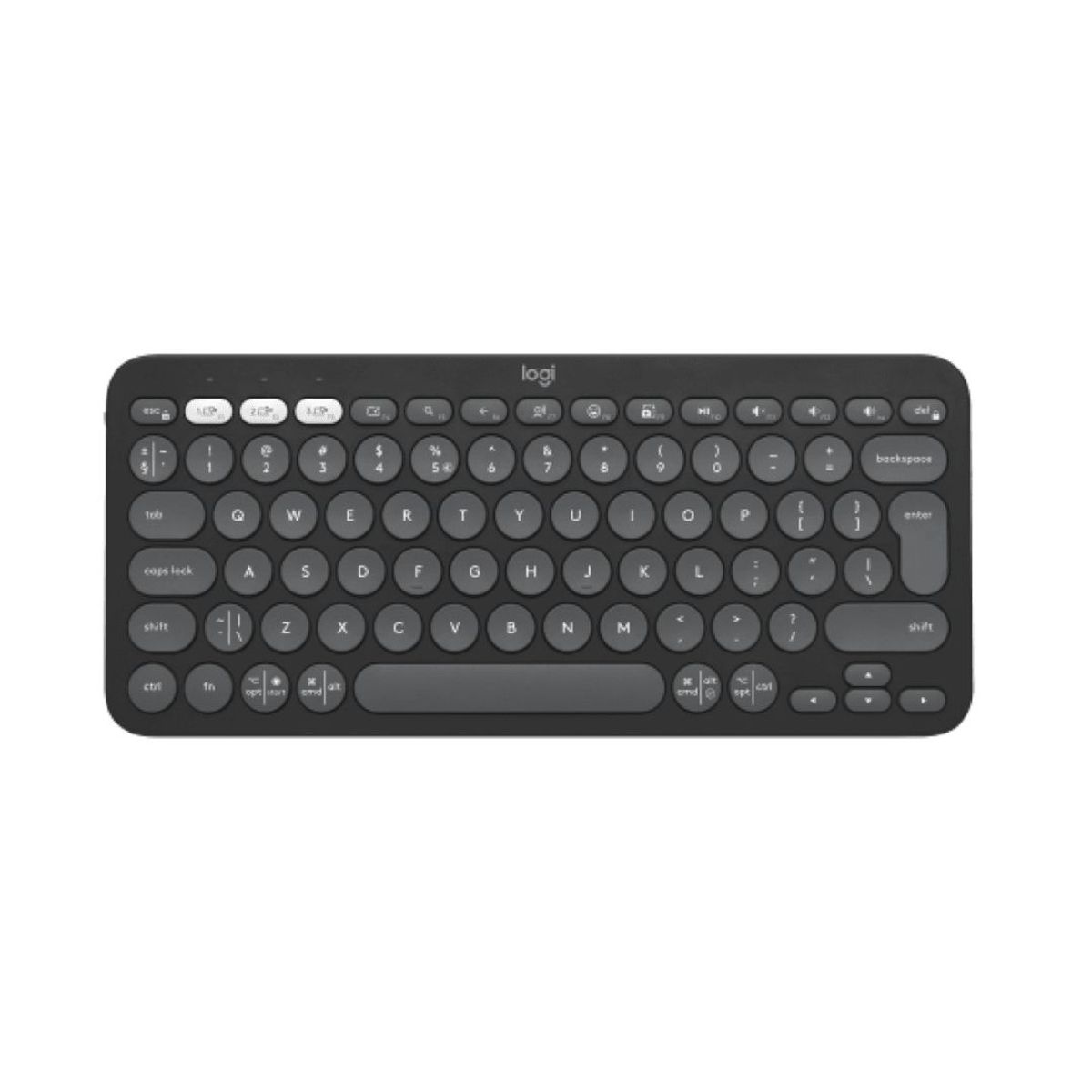 LOGITECH - TECLADO LOGITECH PEBBLE 2 K380S BLUETOOTH/WIRELESS SP GRAPHITE