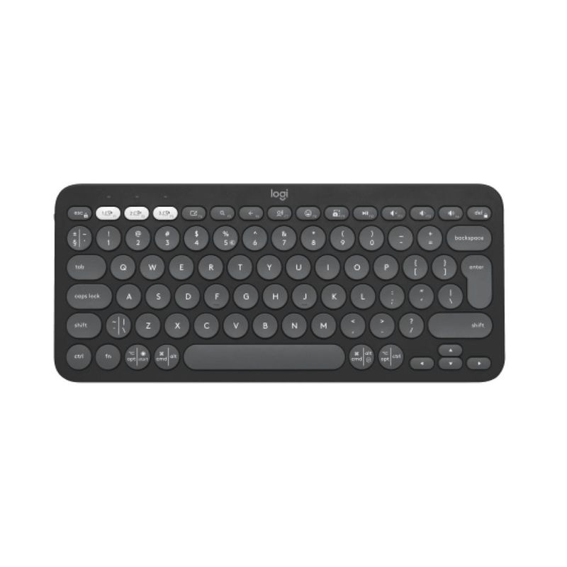 LOGITECH - TECLADO LOGITECH PEBBLE 2 K380S BLUETOOTH/WIRELESS SP GRAPHITE