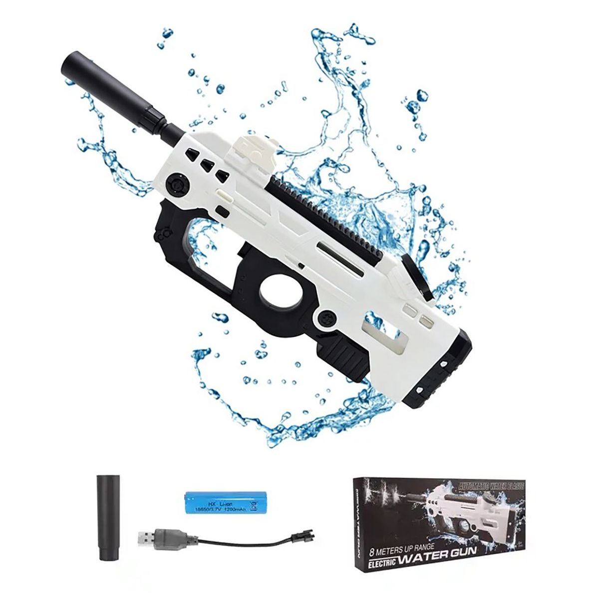 GENERICO - Pistola de agua eléctrica para niños y adultos P90