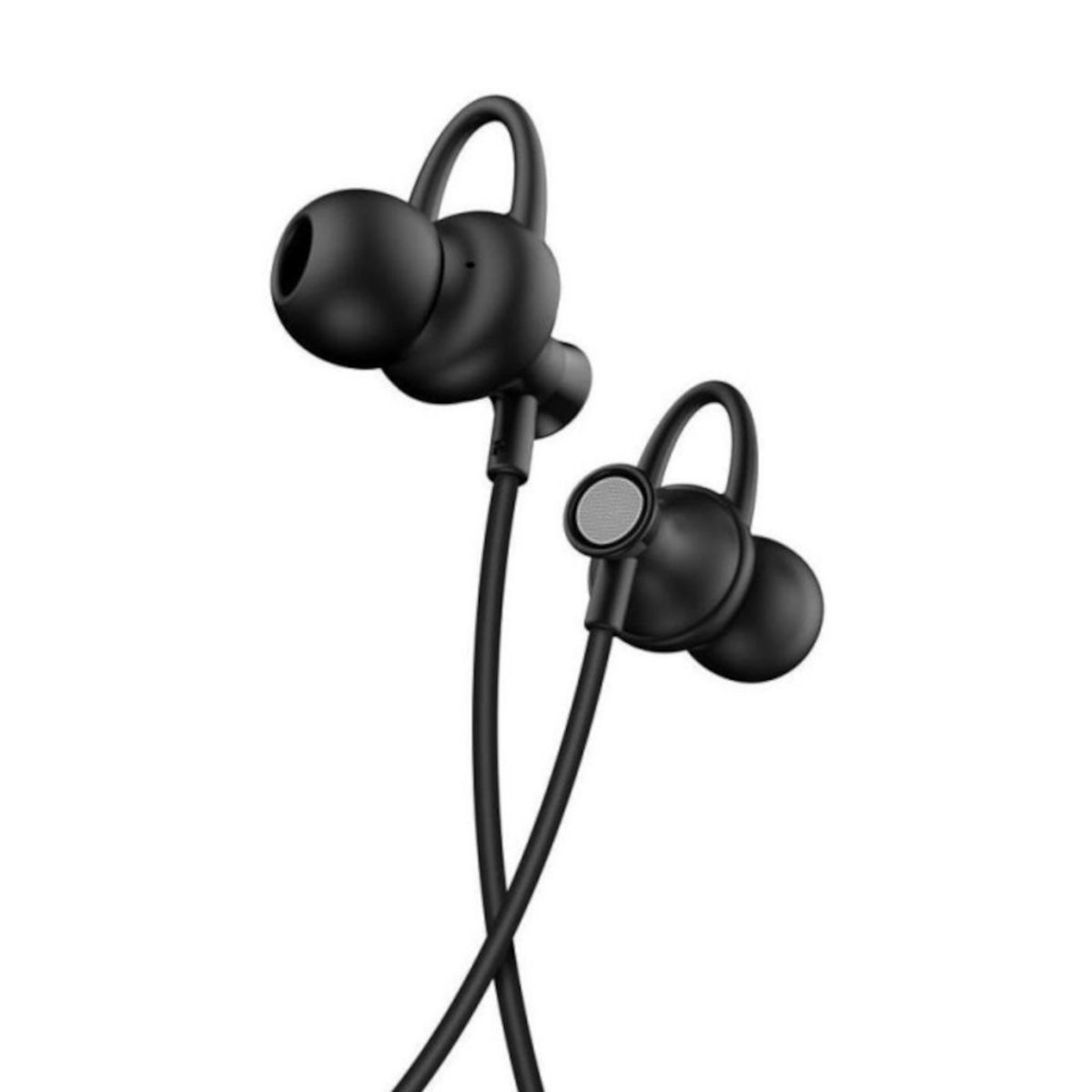 XO - Auriculares con Cable XO-EP41 In Ear Audífonos Negros con Control