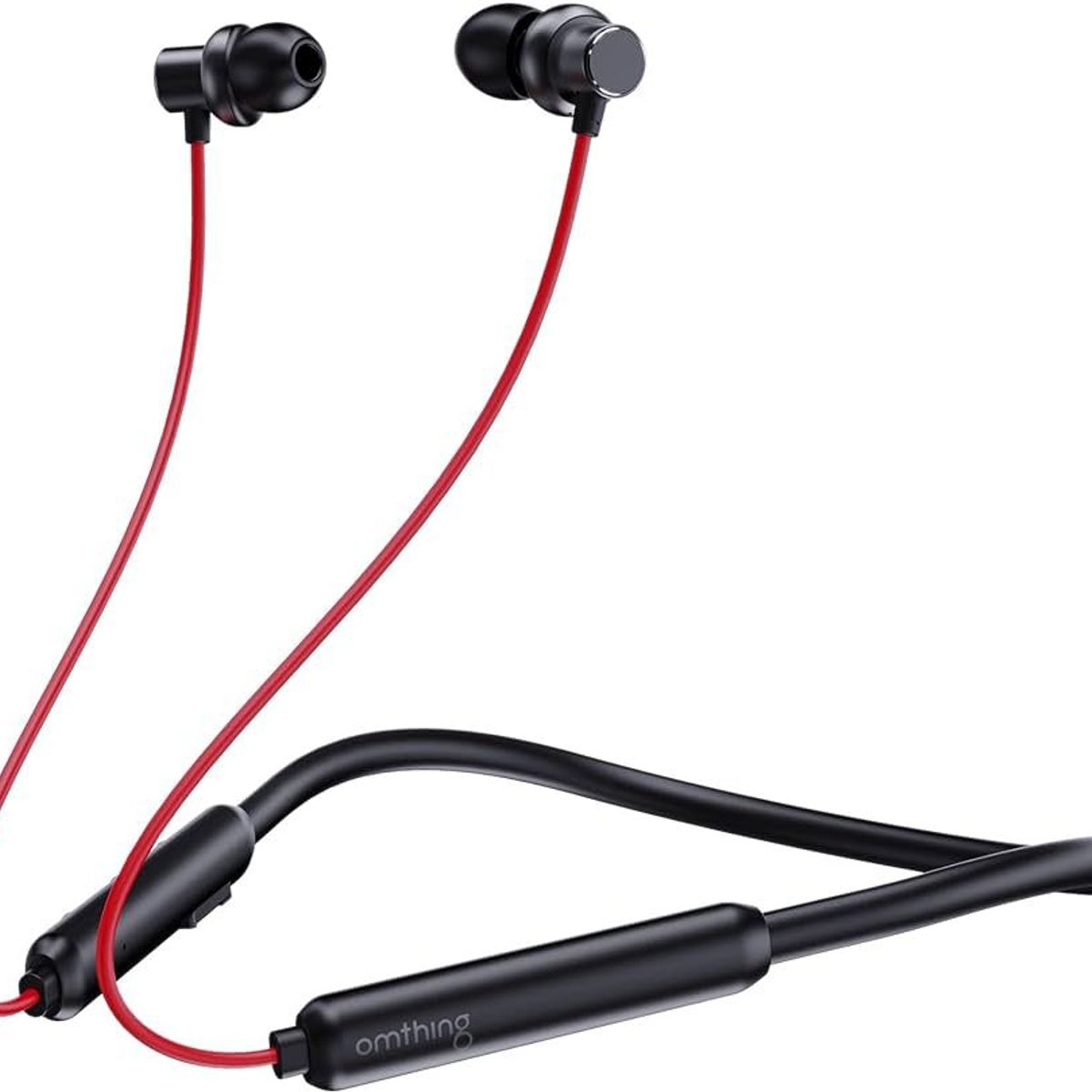 1MORE - Auriculares inalámbricos Bluetooth - Microfono Omthing Rojo