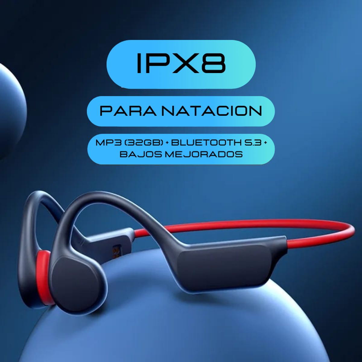 GENERICO - Audifonos X7 conduccion osea acuaticos