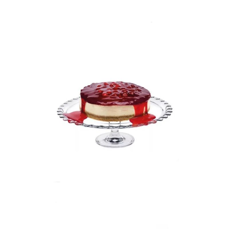 PASABAHCE - Porta Torta de Vidrio 35 cm