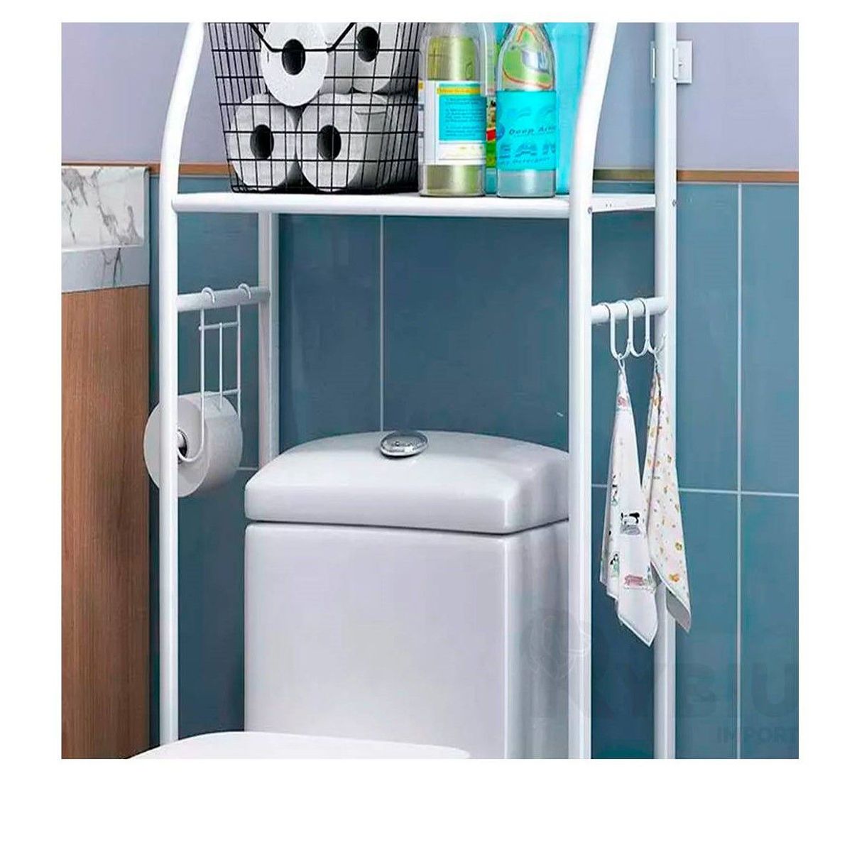 GENERICO - Repisa para Baño Organizador 3 Niveles Blanco