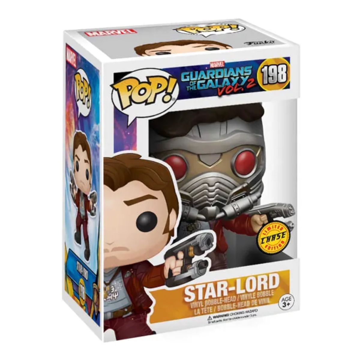 FUNKO - Funko Pop Star Lord Chase Edition Guardianes de la Galaxia