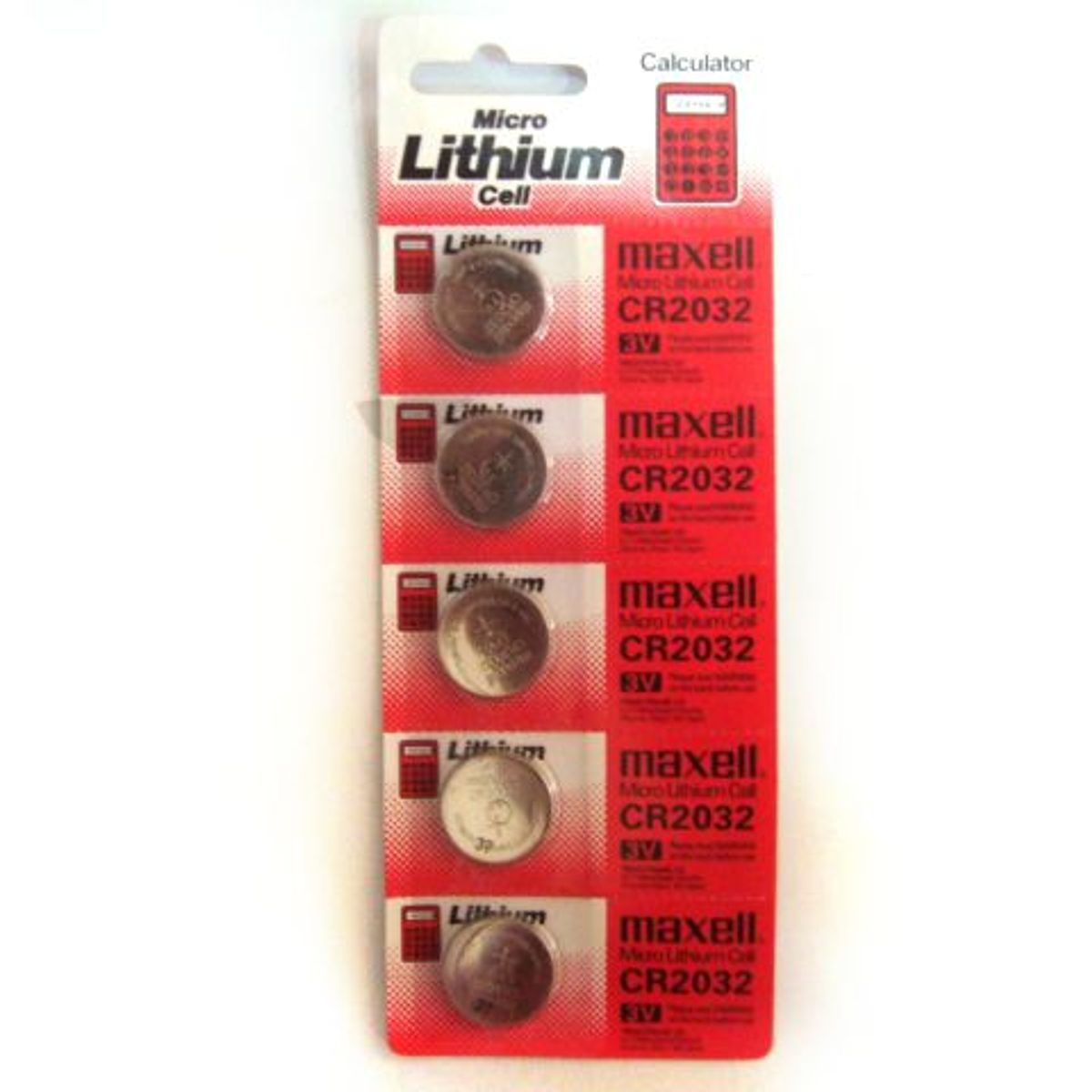 MAXELL - PILAS CR2032 3V MAXELL LITIO X 5 UNIDADES