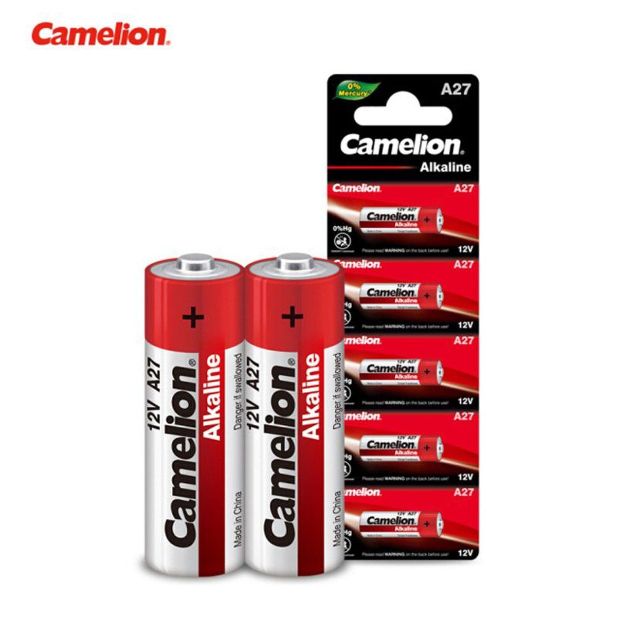 CAMELION - PILAS CAMELION A27 X 5 UNIDADES DE 12 VOLTIOS