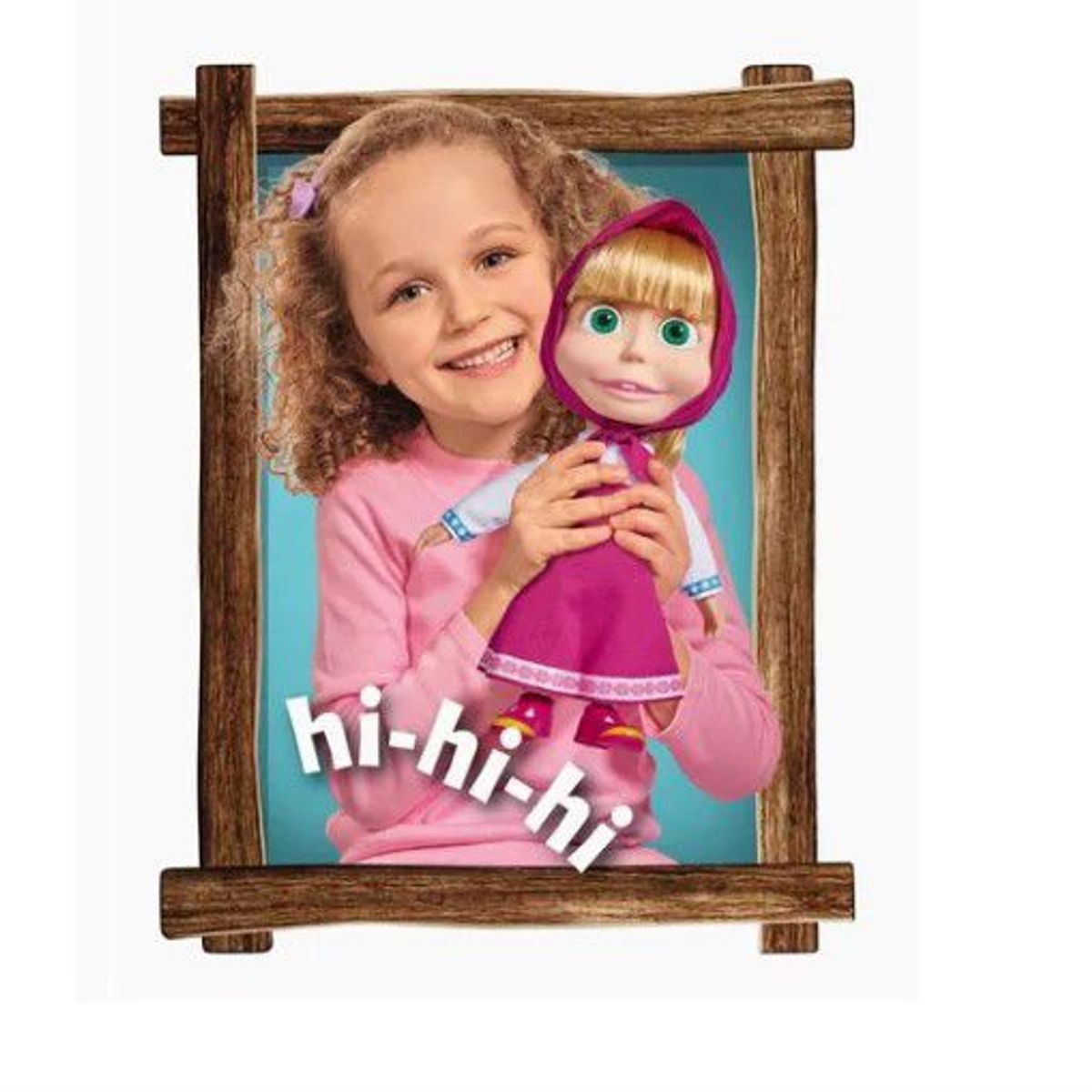 GENERICO - Masha Y El Oso Muñeca Masha Con Sonido 30cm Sacude Y Rie