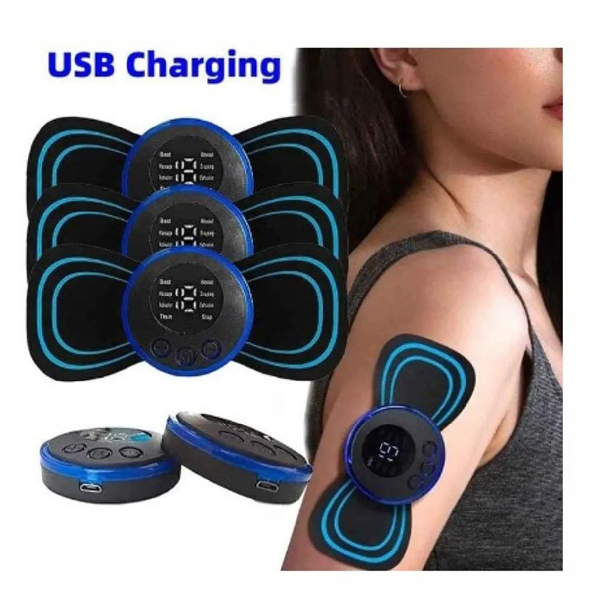 GENERICO - Mini Masajeador De Mariposa Recargable  Electrico de Calidad