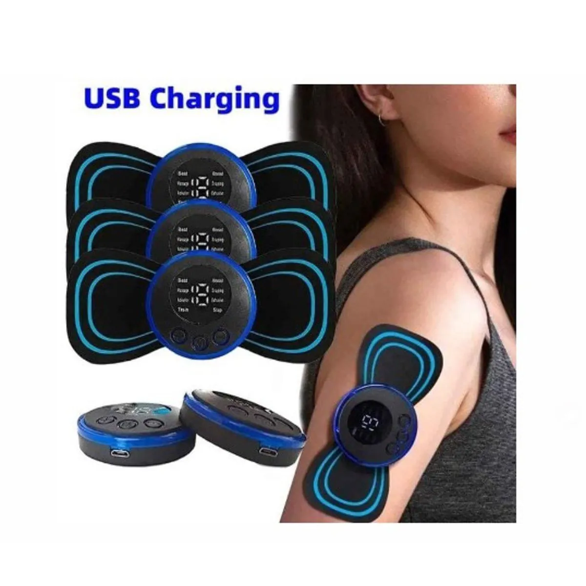 GENERICO - Mini Masajeador De Mariposa Recargable  Electrico de Calidad