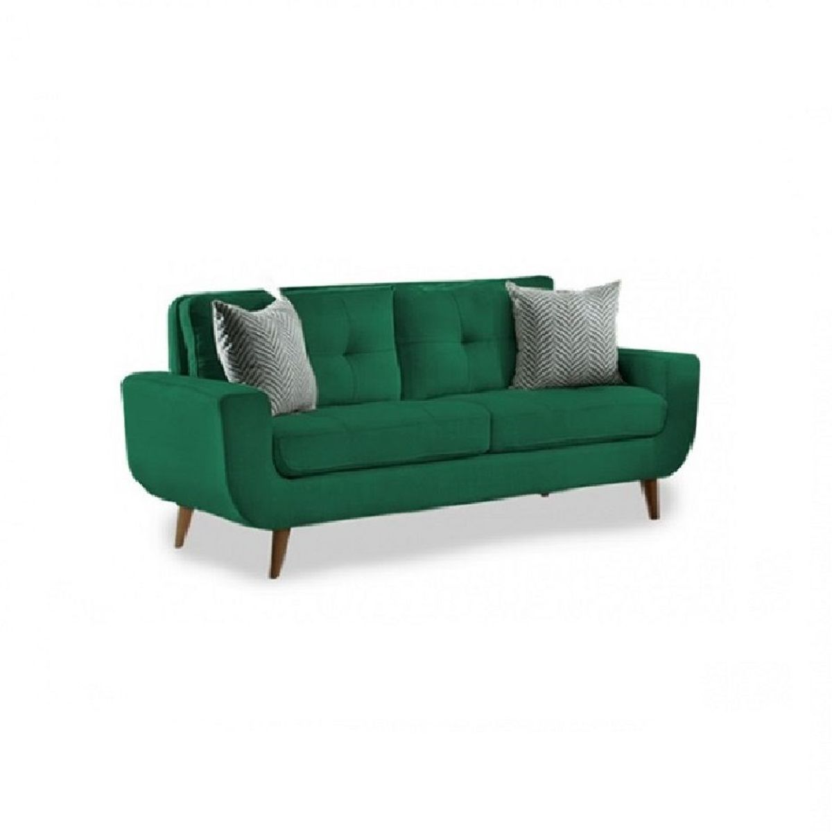 FABIANI HOME - Sofa de 2 Cuerpos Mango Fabiani Verde Oscuro