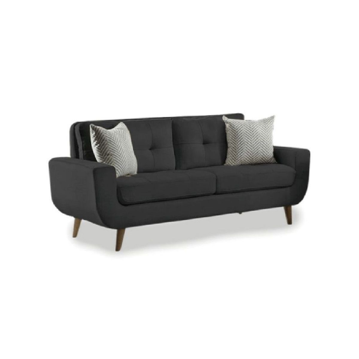 FABIANI HOME - Sofa de 2 Cuerpos Mango Fabiani Negro