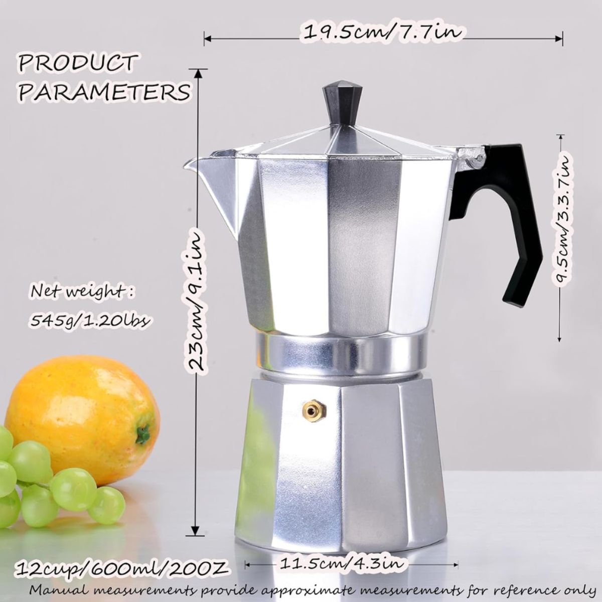 GENERICO - Kit moka italiana 6 tz + taza 250 ml