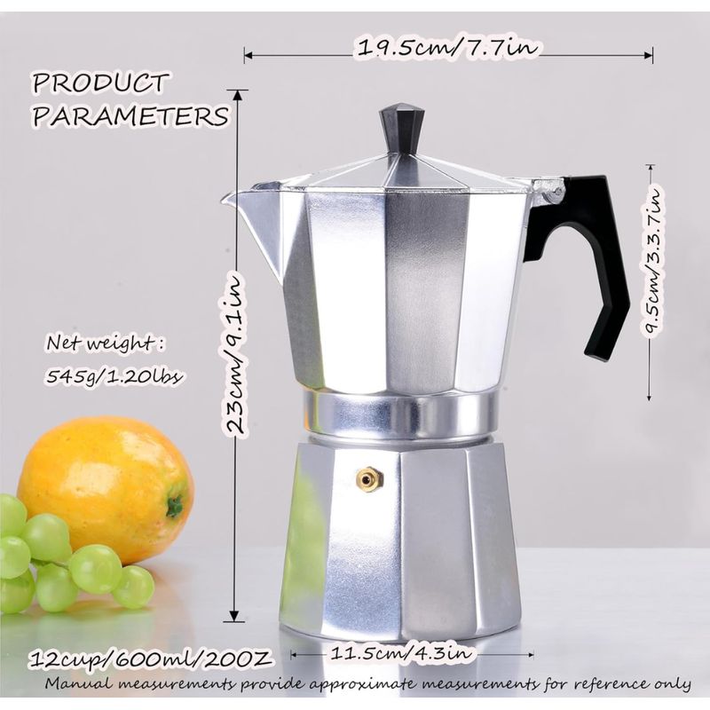 GENERICO - Kit moka italiana 6 tz + taza 250 ml