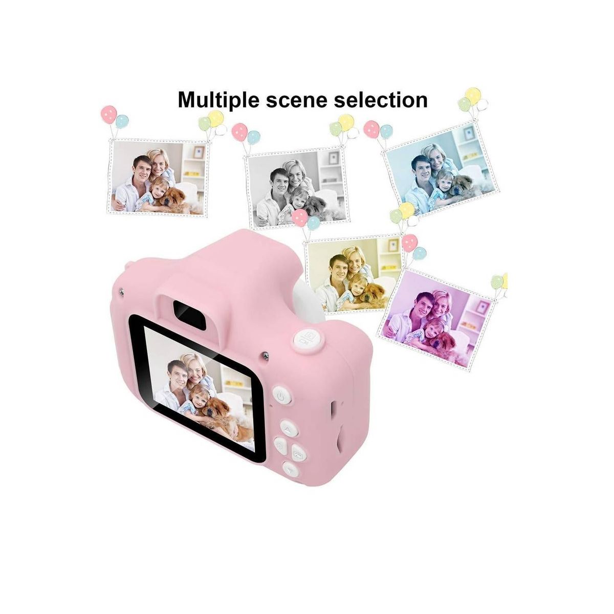 GENERICO - Mini Camara Fotográfica Video Digital Para Niños Rosado