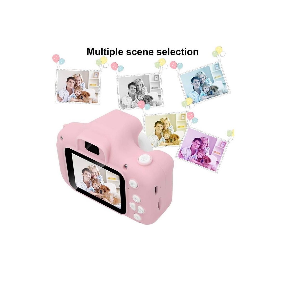 GENERICO - Mini Camara Fotográfica Video Digital Para Niños Rosado