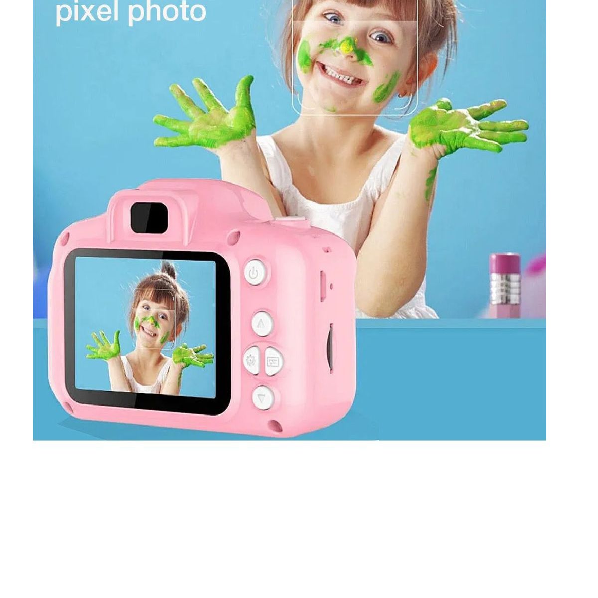GENERICO - Mini Camara Fotográfica Video Digital Para Niños Rosado