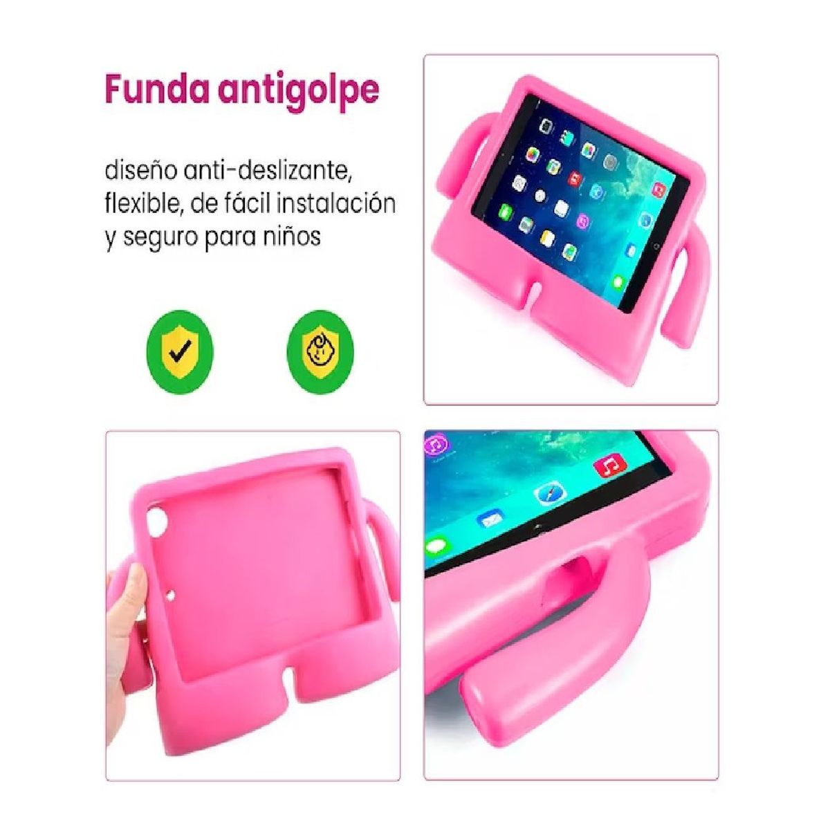 OTTOWARE - Funda Protector para Samsung Tab T290 Fucsia