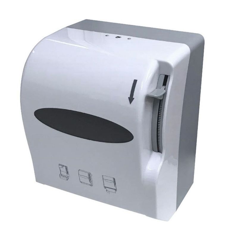 XM - DISPENSADOR DE PAPEL BLANCO CON PALANCA DE 33X26CM