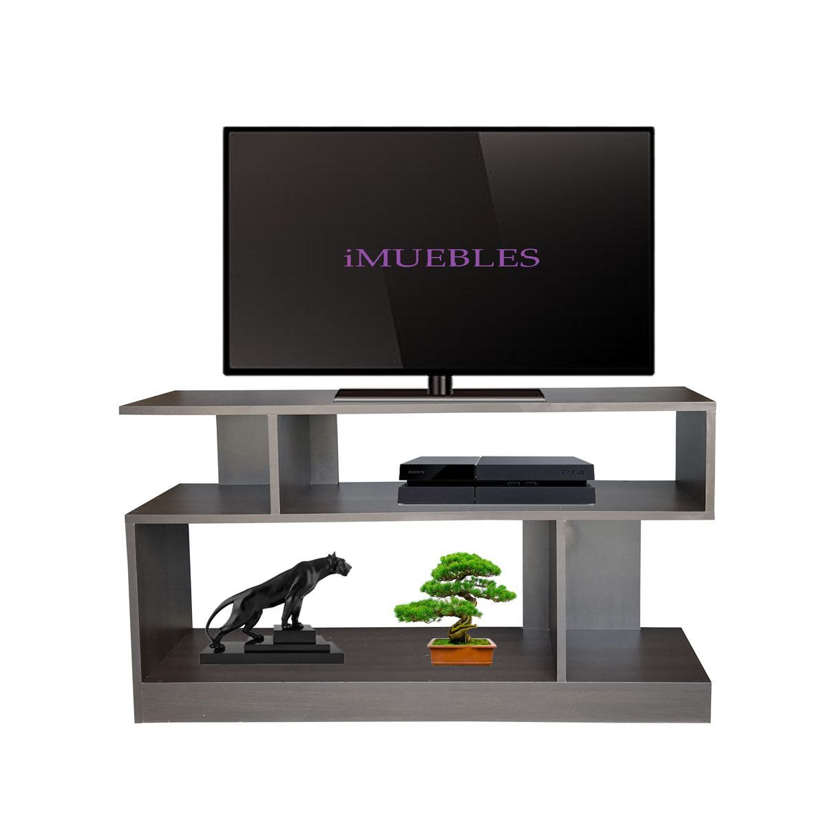 TEMEL - Mueble TV Centro Entretenimiento Rack TV