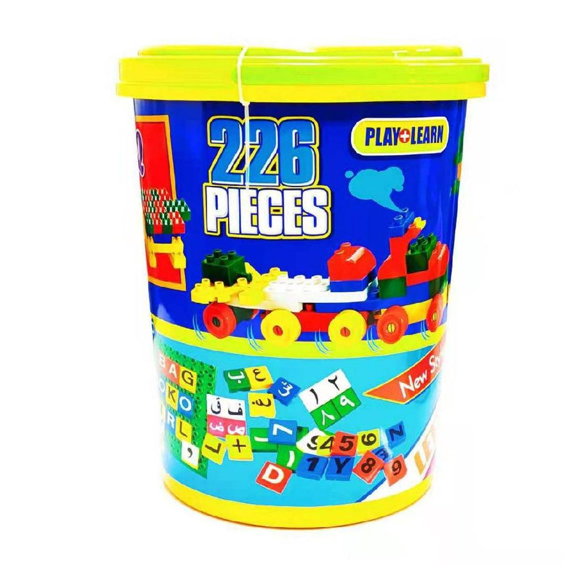 GENERICO - Juego Educativo Balde De Bloques Didácticos